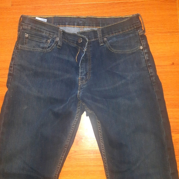 🆕️🚨Levi’s 504🚨 Regular Straight Leg Dark Wash Men’s Jeans Sz W32xL32 - Picture 4 of 8